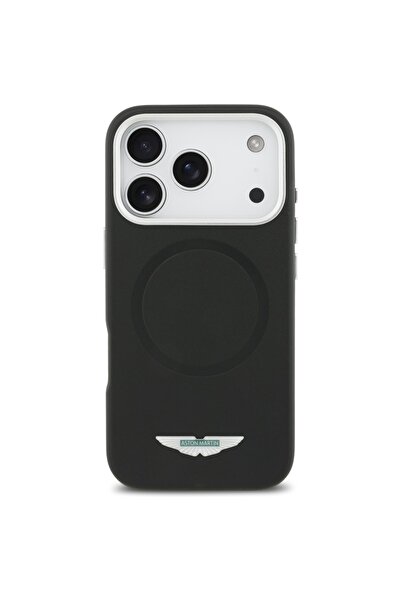 Aston Martin HC FW Θήκη TPU με λογότυπο MagSafe για iPhone 17 Pro - Μαύρο