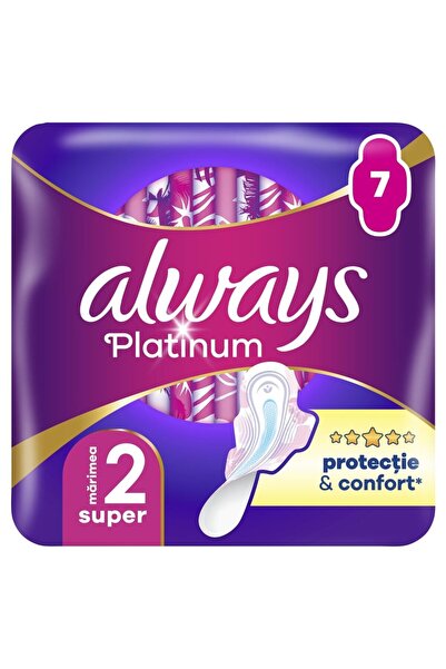 Vader Absorbante, Always, 7 buc Platinum Ultra Super plus,