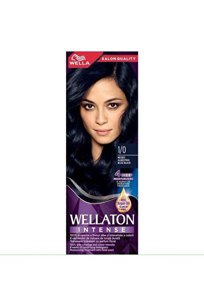 SOHO Vopsea pentru Par, Wellaton, 1/0 Negru Albastrui,