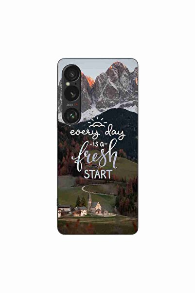 OEM Husa compatibila cu Sony Xperia 1 VI Silicon Gel Tpu Model Mesaj Fresh Start
