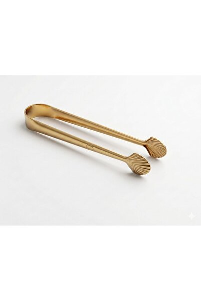 Dame Marie Patterned Small Tongs Gold