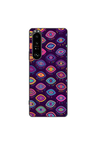 OEM Husa compatibila cu Sony Xperia 1 III Silicon Gel Tpu Model Tribal Eyes
