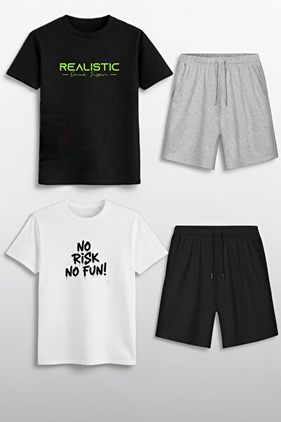 Trendy Merry Store 4-dijelni dečiji letnji set kaprih i majica
