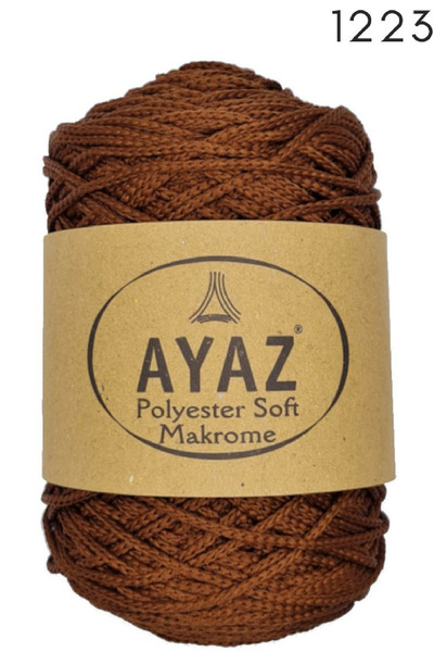 Ayaz Polyester Soft Makrome 250 Gram 175 Metre 1223