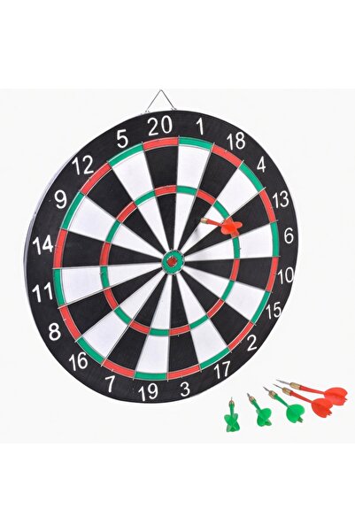 Z Store Set de joc darts 2 în 1 – Tablă de 43 cm cu 6 săgeți din plastic