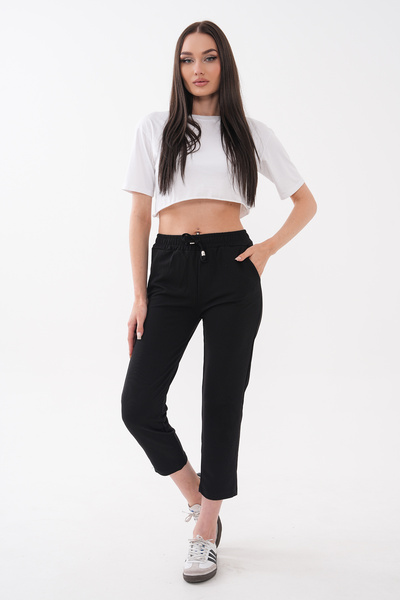 de zuzuu fashion Ženske hlače od tkanine sa elastičnim strukom, model Carrot ...