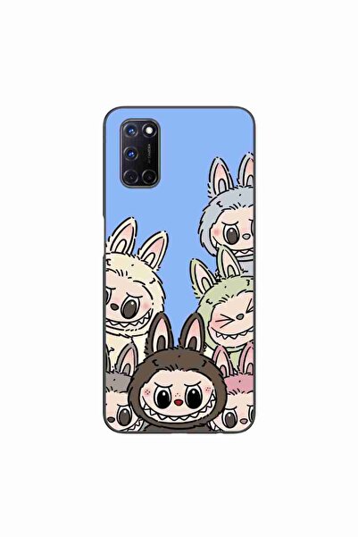 OEM Husa compatibila cu Oppo A72 Silicon Gel Tpu Model Labubu Pattern Blue