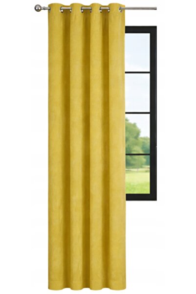 NOW-ART , Drapery Curtain , Classic Plain Pattern, 140x200 cm, Black, Polyest...