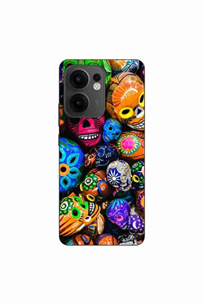OEM Husa compatibila cu Oppo Reno13 F Silicon Gel Tpu Model Halloween Cranii ...