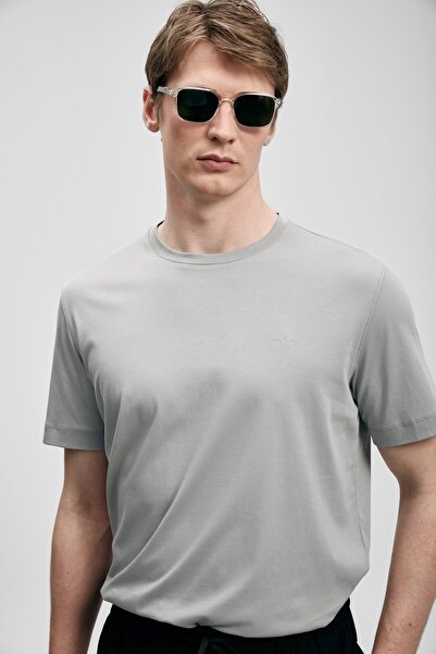 Lufian 111020321 Bran Moderna grafička majica T-shirt muška majica SIVA