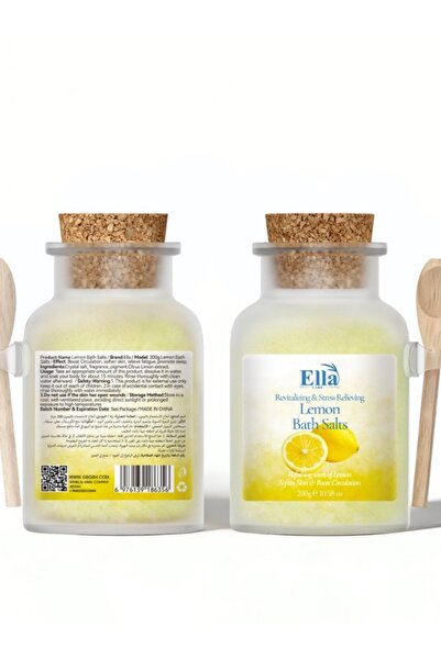 ella care أملاح الاستحمام - بنكهة الليمون