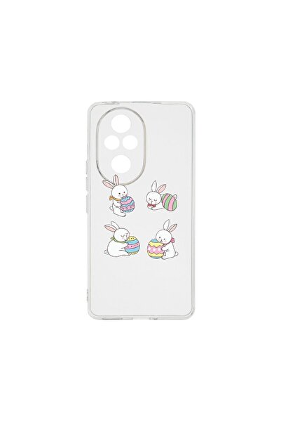 bestcase ¬Æ Husa Clear Silicon 2MM, Compatibila Cu Honor 200, Easter Rabbit, ...