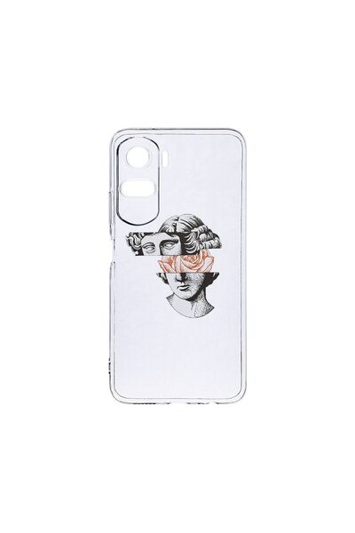 bestcase Διαφανής Θήκη Σιλικόνης 2MM, Συμβατή με Honor 90 Lite 5G, Άγαλμα Δαβ...