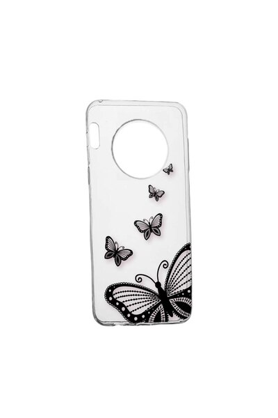 bestcase Θήκη σιλικόνης, Συμβατή με Huawei Nova Y90, Σχέδιο πεταλούδας, Ανθεκ...