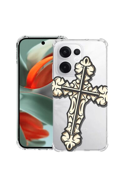 bestcase ¬Æ Husa compatibila OPPO Reno13 F 5G, Anti Shock 1.5MM, Cross, Prote...