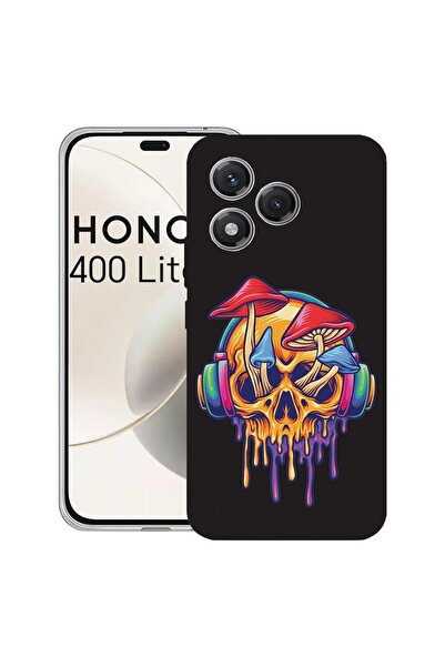 bestcase Husa pentru Honor 400 Lite 5G, BestCase¬Æ Clear Silicon 2MM, Skull M...