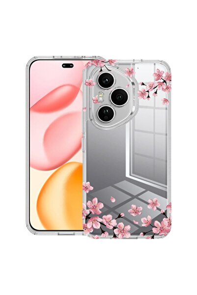 bestcase ¬Æ Husa Clear Silicon pentru Honor 400 Pro, Pastel colors - flowers,...