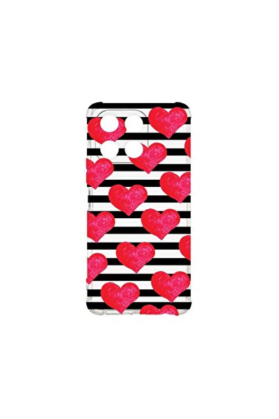 bestcase Αντικραδασμική Θήκη 1.5MM, Συμβατή με Honor X6a, σχέδιο καρδιές, Αντ...