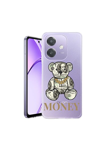 bestcase Калъф за OPPO A40 / A40M, BestCase™ Прозрачен силиконов 2ММ, Мече с ...