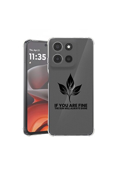 bestcase Αντικραδασμική Θήκη για Motorola Moto G86 με σχέδιο  "Εάν είσαι εντά...