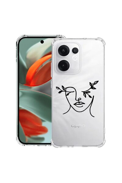 bestcase ¬Æ Husa compatibila OPPO Reno13 F 5G, Anti Shock 1.5MM, Woman Abstra...
