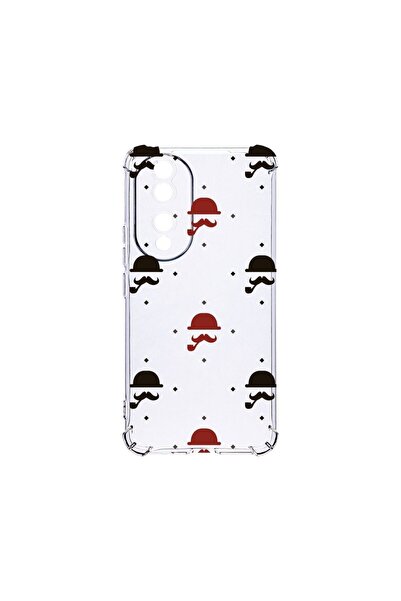 bestcase Αντικραδασμική Θήκη 1.5MM, Συμβατή με Honor 90, Σχέδιο Μουστάκι, Αντ...