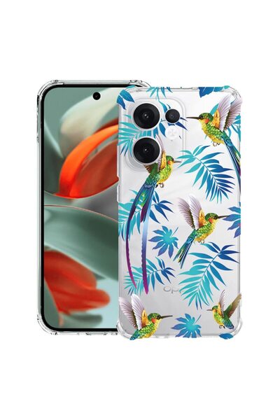 bestcase ¬Æ Husa compatibila OPPO Reno13 F 5G, Anti Shock 1.5MM, Wild Tropica...