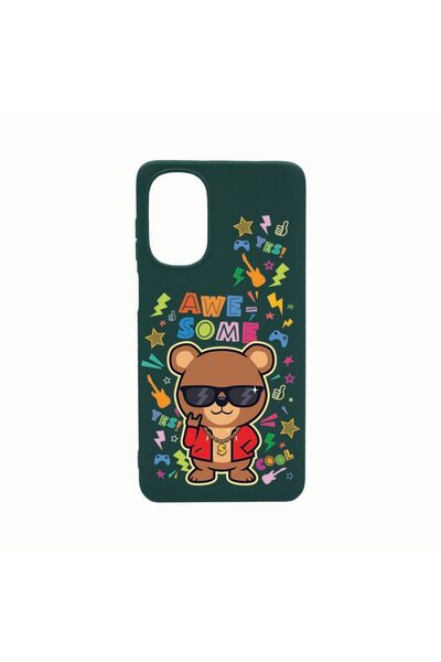 bestcase Husa Silicon, Compatibila Cu Motorola Moto G62 5G, Awesome Teddy Bea...