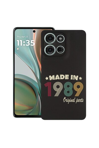 bestcase ¬Æ Husa pentru Motorola Edge 50 cu Design Original Parts 1989, TPU M...