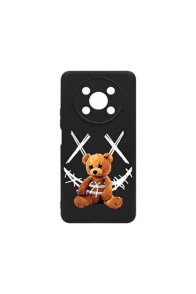 bestcase Тънък силиконов калъф 0.8ММ, съвместим с Honor Magic4 Lite, Усмивка ...