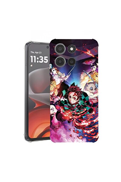bestcase ¬Æ Husa pentru Motorola Moto G15, Anti Shock 1.5MM, Demon Slayer, Pr...