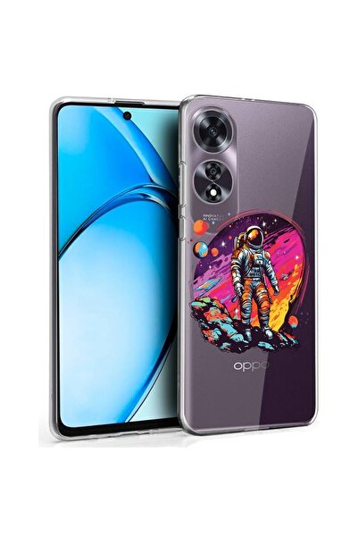 bestcase ¬Æ Husa pentru OPPO A60 4G, Clear Silicon 2MM, Astronaut, Antisoc, P...