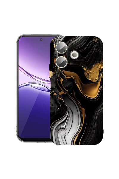 bestcase ¬Æ Husa Clear Silicon pentru OPPO A5 Pro 5G, Liquid Colors, 2042415 ...