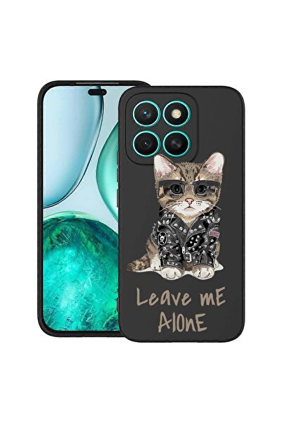 bestcase Θήκη για Honor X7c / 200 Smart με σχέδιο γάτας  "Αφήστε με ήσυχο " (...