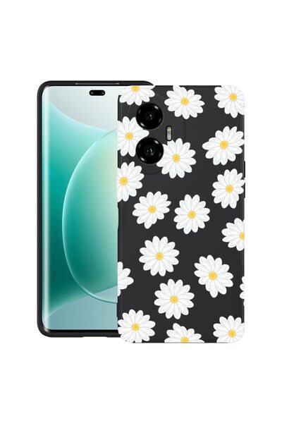 bestcase ¬Æ Husa pentru Honor 300 cu Design Happy Flowers Daisy, TPU Mat Ultr...