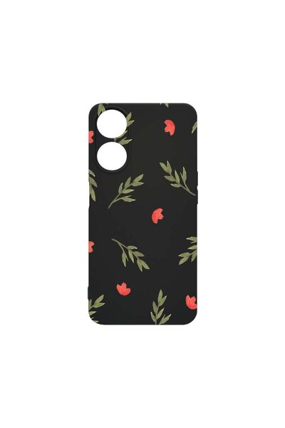 bestcase Λεπτή Θήκη Σιλικόνης 0.8MM, Συμβατή με OPPO A78 5G, Σχέδιο Λουλούδια...