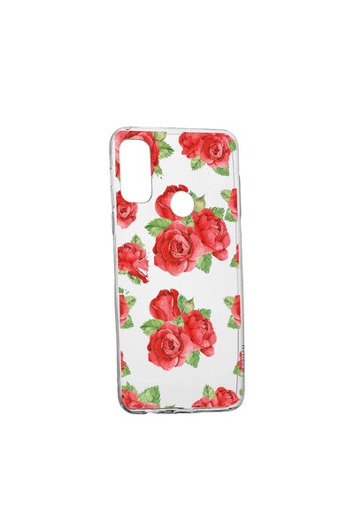 bestcase Husa Silicon Compatibila Cu Motorola Moto E40, Rose, rezistenta la u...