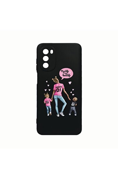 bestcase Θήκη Σιλικόνης, Συμβατή με Motorola Moto G82 / Moto G52, Σχέδιο Μαμά...