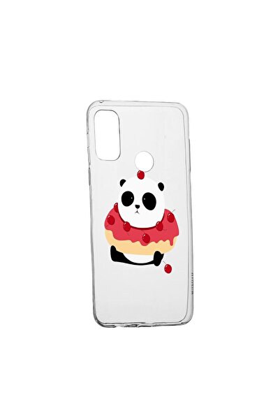 bestcase Husa Silicon Sweet Panda, Compatibila Cu Motorola Moto E40, rezisten...