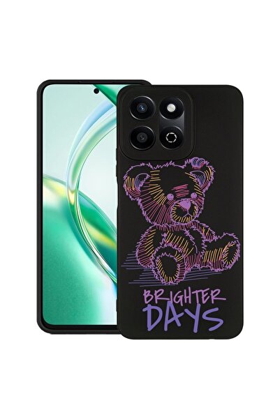 bestcase Husă pentru Honor 200 Smart, Silicon subțire, Ursuleț de pluș Zile m...