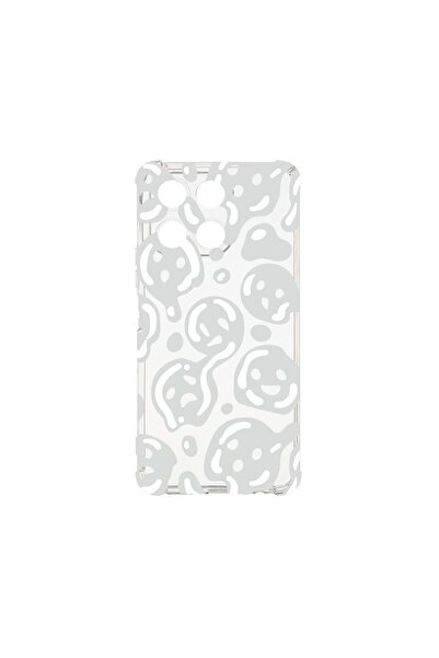 bestcase ¬Æ Husa pentru Honor 200 Smart, Anti Shock 1.5MM, Gray Acid Smiley, ...