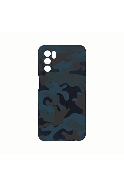 bestcase Husa Silicon, Compatibila cu Oppo A54s, Camouflage, Rezistenta la uz...