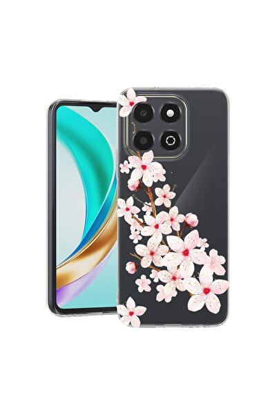 bestcase ¬Æ Husa Clear Slim Silicon Compatibila cu Honor X6c, Spring Flower, ...