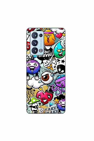 OEM Husa compatibila cu Oppo Reno6 Pro 5G Silicon Gel Tpu Model Pop Art Graffiti