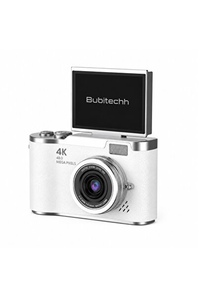 Bubitechh Dijital Retro Kamera 48MP Döner Ekranlı Video Kamera