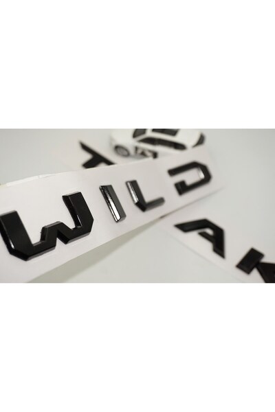 DK Tuning Ranger Wildtrak Ön Kaput Siyah Yazı Logo Ford İle Uyumlu