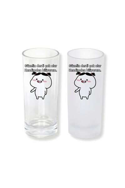 Ghostbastır The Beauty's Burden Ice-Cold/Ice-Free Option Raki Glass – 1 Styli...