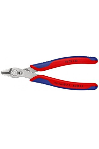 Knipex 78 03 140, πλαγιοκόφτης ηλεκτρονικών Super Knips XL, INOX, χωρίς φάλτσ...