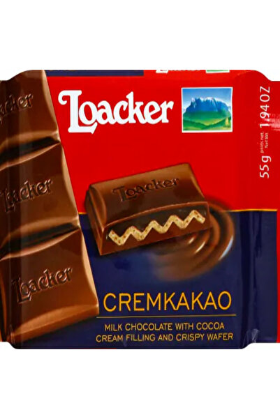 Loacker CHOCOLATE BAR CREMKAKAO 12X55G