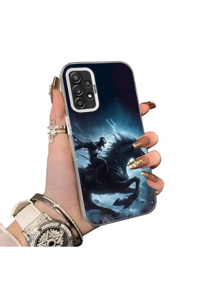 ucuc Samsung Galaxy A52/A52S Compatible Hard Acrylic Back Silicone Edge Lens ...